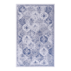 6x9 Area Rugs, Blue Washable Rug, Low-Pile, Non-Slip, Non-Shedding, Foldable, Kid & Pet Friendly - Area Rugs for living room, bedroom, kitchen