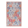 Naar 2x3 Cream Area Rug, Washable Area Rugs, Low-Pile, Non-Slip, Non-Shedding, Foldable, Kid&Pet Friendly, Area Rugs for living room, bedroom, kitchen