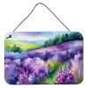 NEW New Hampshire Purple Lilac in Watercolor Wall or Door Hanging Prints Aluminum Metal Sign Kitchen Wall Bar Bathroom Plaque Home Decor, 8HX12W