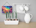 NEW Roses in Color Wall or Door Hanging Prints Aluminum Metal Sign Kitchen Wall Bar Bathroom Plaque Home Decor, 8HX12W, Multicolor