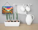 NEW Marigolds in Color Wall or Door Hanging Prints Aluminum Metal Sign Kitchen Wall Bar Bathroom Plaque Home Decor, 8HX12W, Multicolor