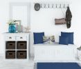 Nautical Collection Throw Pillow Throw Pillow for Indoor Couch Bed Outdoor Patio Washable, Blue Heron 2850,12Hx16W
