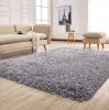 "Coral " Hand Tufted Shag Area Rug