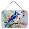 NEW Blue Jay Wall or Door Hanging Prints Aluminum Metal Sign Kitchen Wall Bar Bathroom Plaque Home Decor, 8HX12W, Multicolor